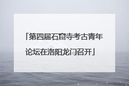 第四届石窟寺考古青年论坛在洛阳龙门召开